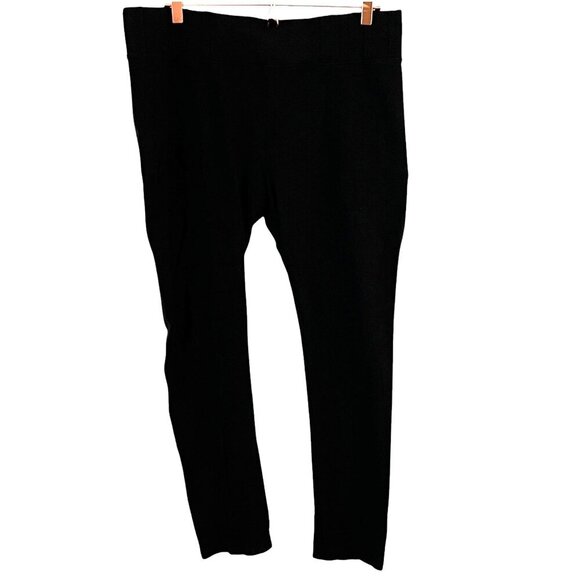 Dress Barn Black Womens XL High-Waisted Stretch Leggings Versatile Comfortable - Picture 3 of 9